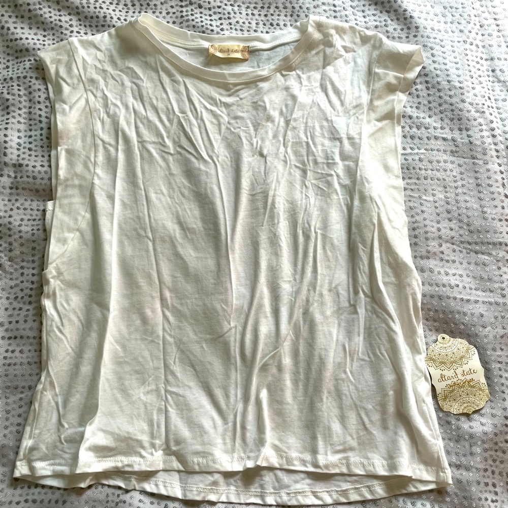 Altar’d state white tank top